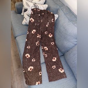 Wide leg flare pants